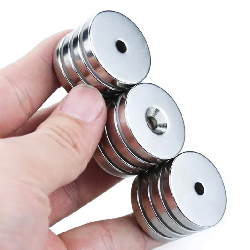 Countersunk Neodymium Magnets Customizable Powerful (6)